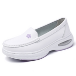 Nurse Shoes Supplier - Women's Genuine Leather Air Cushion EVA