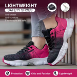 Safety Shoes Manufacturer - Women's Fly Knit Steel Toe Non-Slip EVA