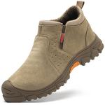 Welding Shoes Factory - Insulation 6kv Suede Plastic Toe Mid-Top