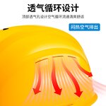 Safety Helmet Factory - Rechargeable Fan Safety Work Helmet Cooling