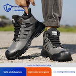 Safety Shoes Factory - Microfiber Leather Steel Toe Kevlarr Rubber