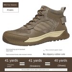 Safety Shoes Factory - Unisex Suede Steel Toe Kevlarr Rubber Soles