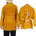 Welding Apron Supplier - Premium Cowhide Leather Full Sleeves