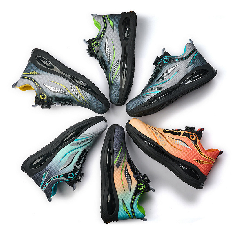 Safety Shoes Supplier - Men's Fly Knit Steel Toe TPU Cushioned Sole