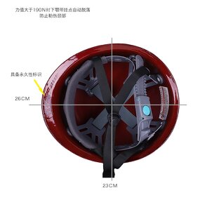 Safety Helmet Factory - Colorful Adjustable FRP Touch-tone V Helmet