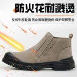 Welding Boots Manufacturer - Men's All-Season Steel Toe Zipper Welder