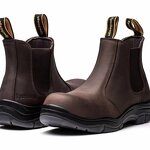 Safety Shoes Supplier - Brown Waterproof Genuine Leather Glass Fiber