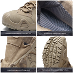 Hiking Boots Supplier - Men's Suede High Top Waterproof Tactical