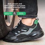 Safety Shoes Supplier - Cross-Border Fly Knit Steel Toe Kevlarr TPU