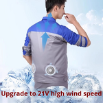 Work Wear Manufacturer - Summer Men's Safety Clothing with Fan Cooling