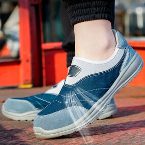 Safety Shoes Factory - Anti-static Suede Steel Toe All-Season PU