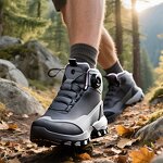 Hiking Boots Factory - Couple's TPU Waterproof Fabric Hiking Boots