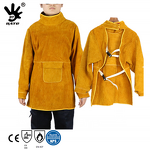 Welding Apron Factory - Leather With Sleeves Flame Resistant Cowhide