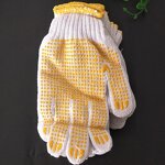 Work Gloves Manufacturer - Working Gloves 45g-75g PVC Dotted Cotton