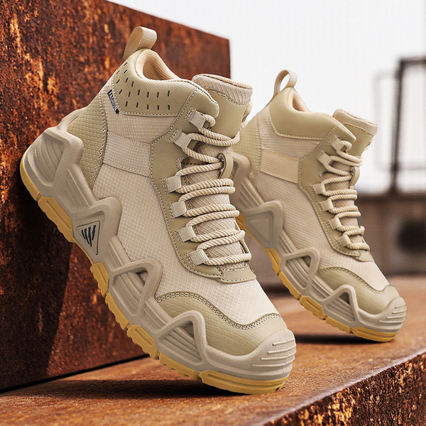 Hiking Boots Manufacturer - Men's Breathable Leather Outdoor Boots