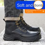 Safety Shoes Factory - Men's Winter Microfiber Steel Toe Kevlarr