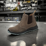 Welding Shoes Factory - Men's Mid-Top Suede Cowhide Anti-Scalding
