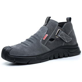 Safety Shoes Manufacturer - Men's Cowhide Anti-Scald Steel Toe Summer