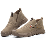 Safety Shoes Manufacturer - Men's Cowhide Anti-Scald Steel Toe Summer