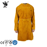 Welding Apron Factory - Leather With Sleeves Flame Resistant Cowhide