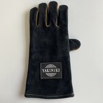 Welding Gloves Manufacturer - Black Split Cowhide Leather Custom