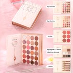彩妆盘工厂-代工5层哑光珠光腮红修容盘