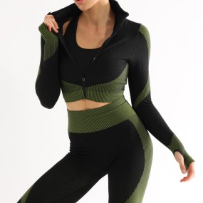 Yoga Set Manufacturer - Custom High-waisted Quick-drying Seamless Set