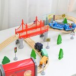 Wooden Tracks Factory - OEM Creative Electric Train Set