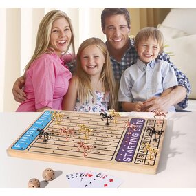 Wooden Games Factory - OEM Horse Racing Chess Set