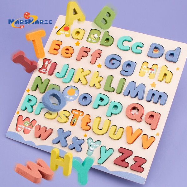 Educational Puzzles Factory - OEM 3D Letter Wood Jigsaw