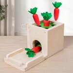 Wooden Toys Factory - OEM 5 in 1 Carrot Harvest Game Kit