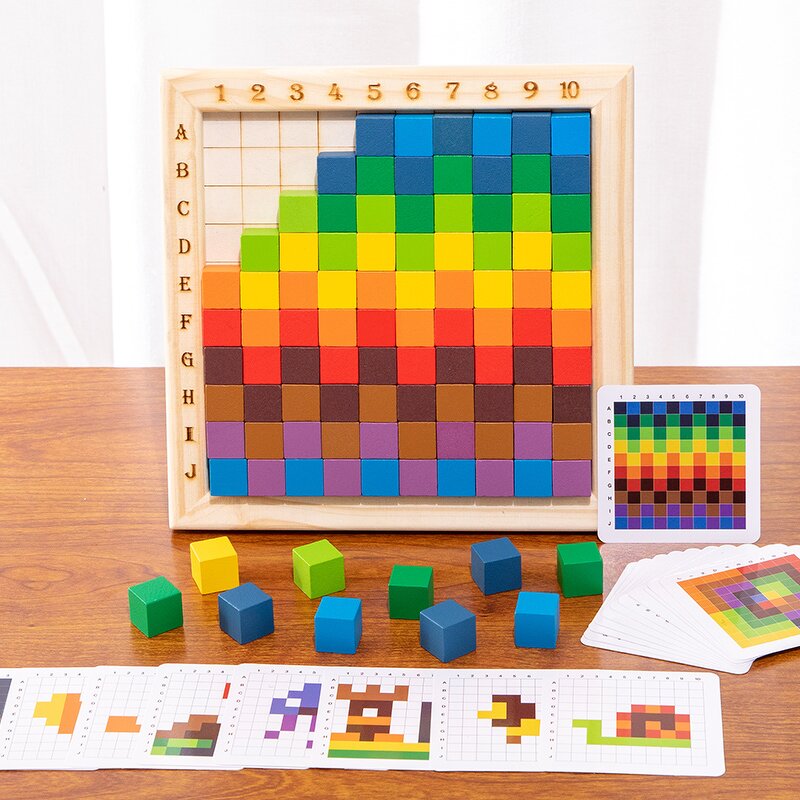 Educational Toys Factory - OEM Rainbow Counting Cube