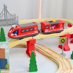 Wooden Puzzle Factory - OEM Railway Construction Toy