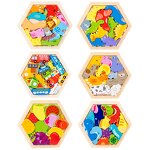 Wooden Puzzle Factory - OEM Hexagonal Tangram 3D Jigsaw