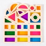 Montessori Toys Factory - OEM Rainbow Acrylic Stacking Block