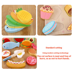 Educational Toys Factory - OEM Wooden Fruits Vegetables Cutting