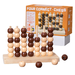 Wooden Chess Factory - OEM 3d Four-in-a-row Tabletop