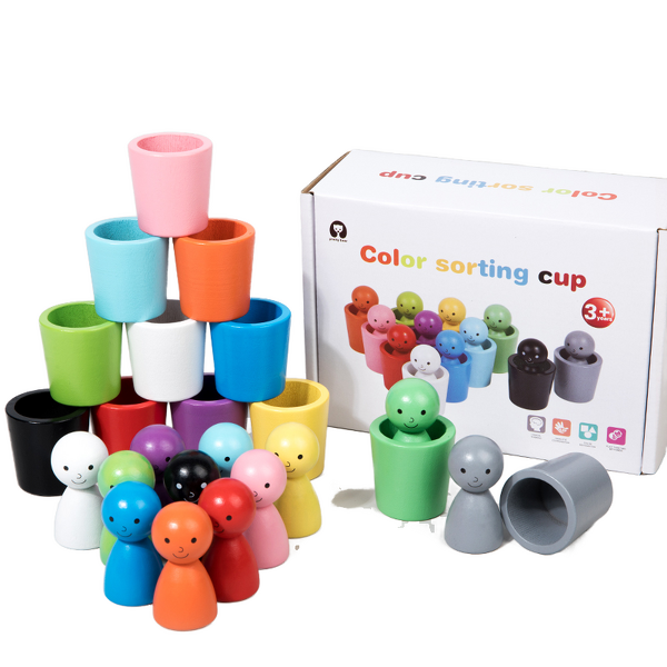 Educational Toys Factory - OEM Twelve Person Color Sorting Cup