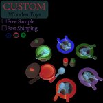 Wooden Toys Factory - OEM Scandinavian Tableware Set