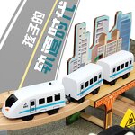 Wooden Train Set Factory - OEM 95-Piece Railway Puzzle