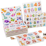 Wooden Puzzle Factory - OEM Number Animal Hand Board