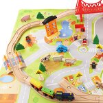 Educational Toys Factory - OEM 75PCS Traffic Blocks Set