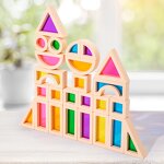Montessori Toys Factory - OEM Rainbow Acrylic Stacking Block