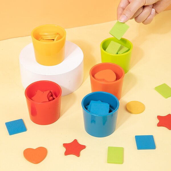 Educational Toys Factory - OEM Shape Color Classification Cup