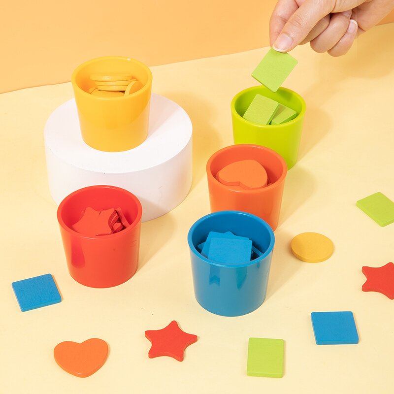 Educational Toys Factory - OEM Shape Color Classification Cup