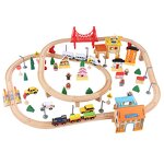 Train Tracks Factory - OEM 108pcs Beech Wood Electric
