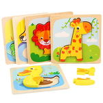 Wooden Puzzle Factory - OEM 22-Piece Cartoon for Toddlers