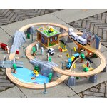 Wooden Train Set Factory - OEM 95-Piece Railway Puzzle
