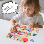 Wooden Puzzle Factory - OEM Shape Cognition Matching Board
