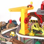 Wooden Train Set Factory - OEM Multi-Layered Mineral Scene